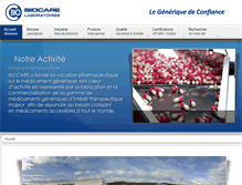 Tablet Screenshot of biocare-dz.com